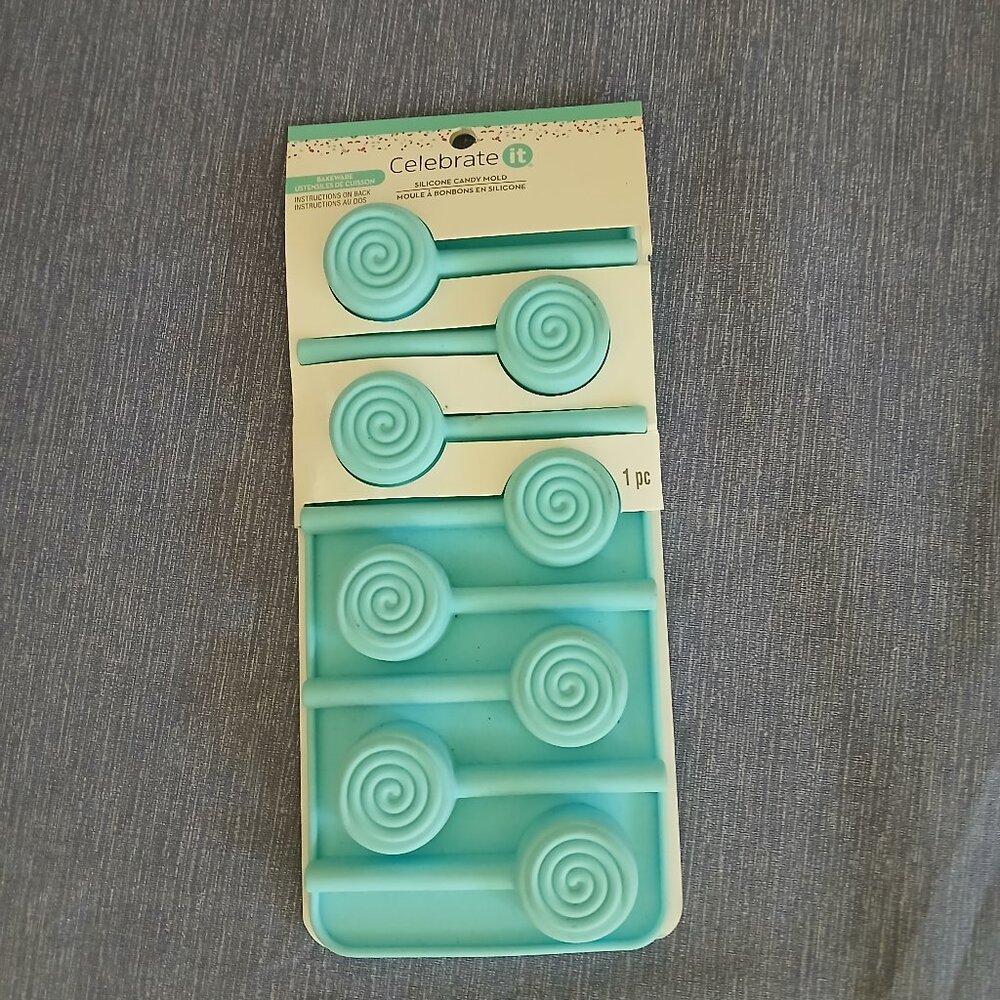 Celebrate It Silicone Candy Mold Lollipop